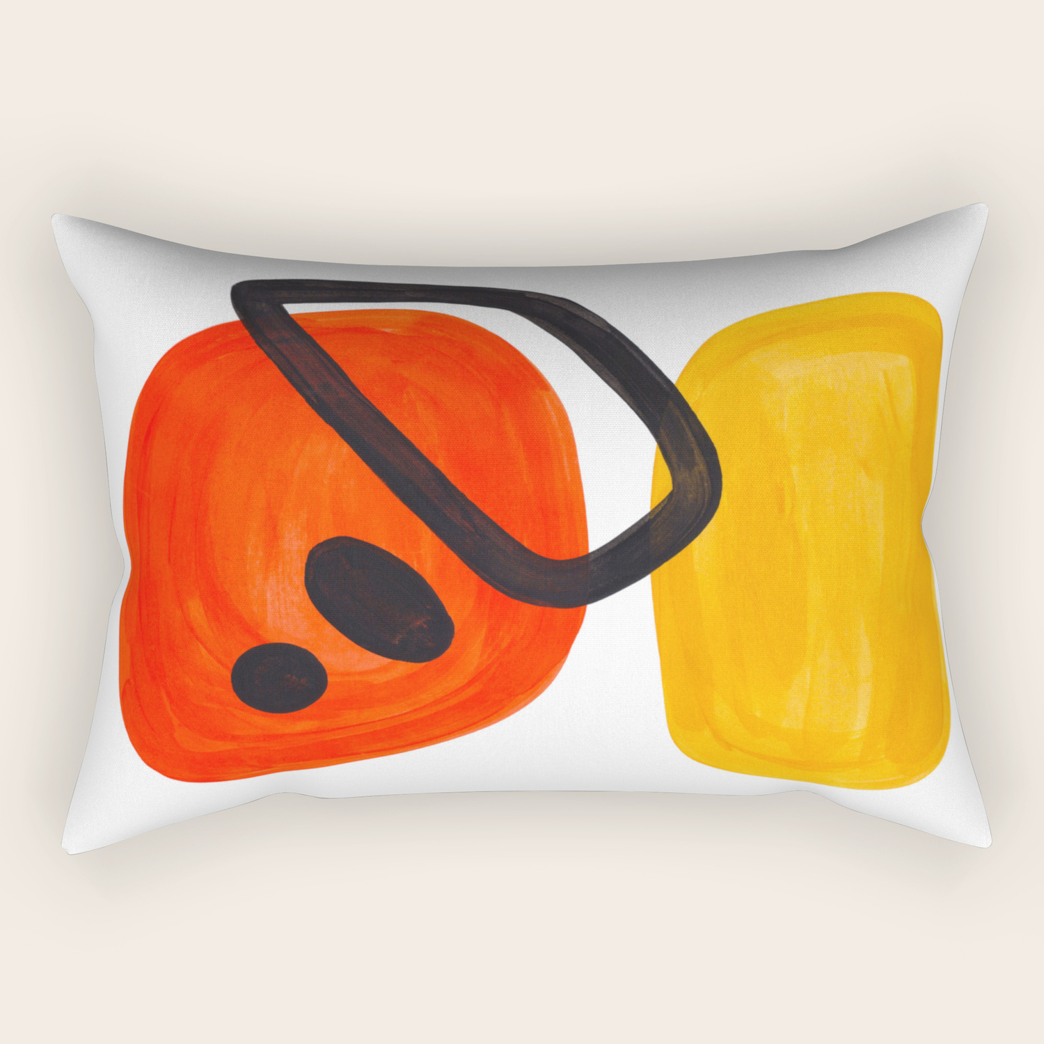 Midcentury Modern Colorful Abstract Pop Art Space Age Fun Bright