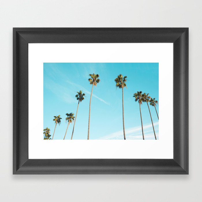 Palm Tree Sunshine Framed Art Print By Nauticaldecor Society6 Palm Tree Sunshine Framed Art Print
