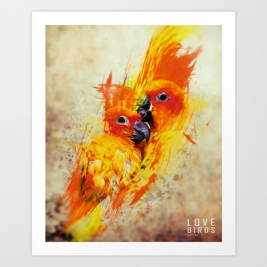 Love Birds Art Print