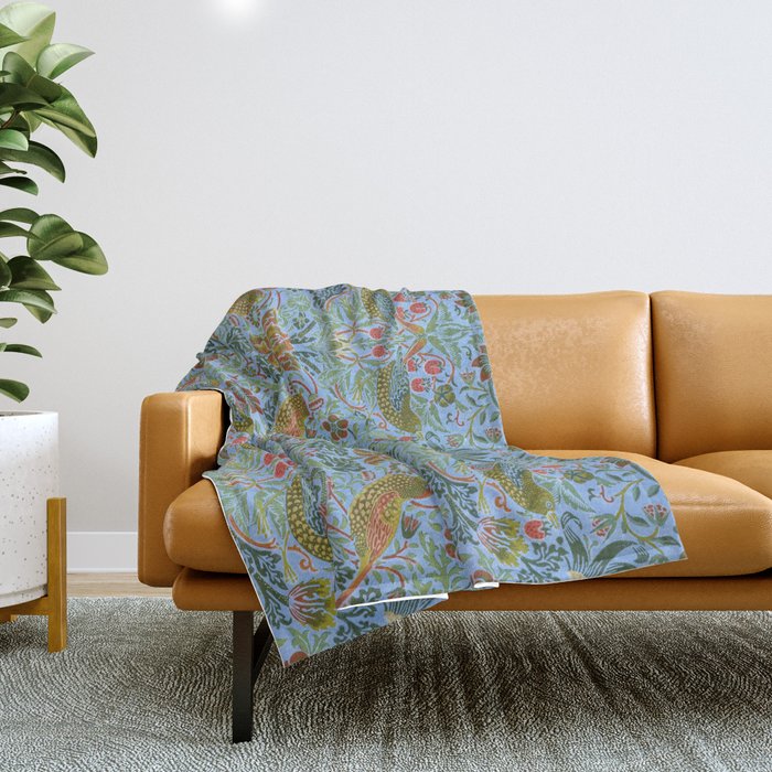 Strawberry thief on sale throw