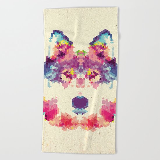 Wolfie Beach Towel