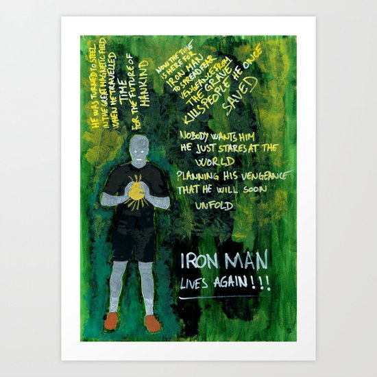 Iron Man Art Print