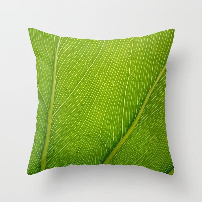Leaf 01 Throw Pillow