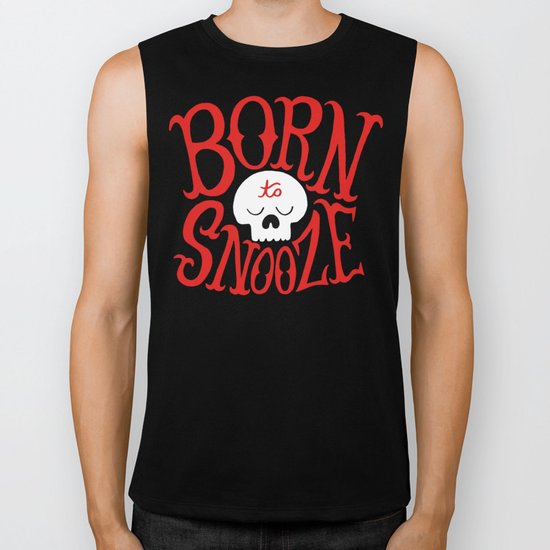 Born to Snooze Biker Tank