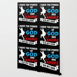 Weeaboo Wallpaper For Any Decor Style Society6 I love the power of god & anime <3 its a nice power to have <333. society6