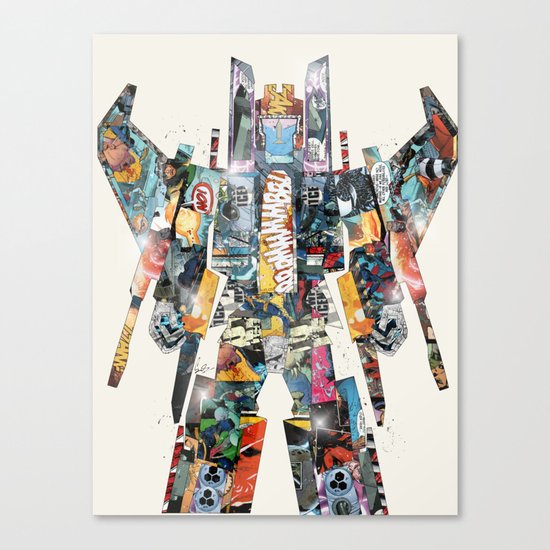 retro starscreen Canvas Print