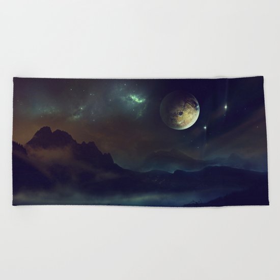 Another world Beach Towel