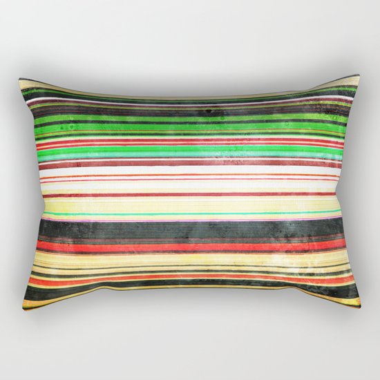 Vintage Stripes Rectangular Pillow