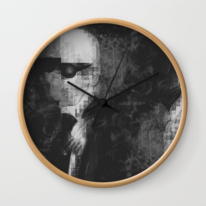 Karl Lagerfeld Tribute - Kendall Wall Clock