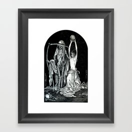 Death and the Maiden II Framed Art Print