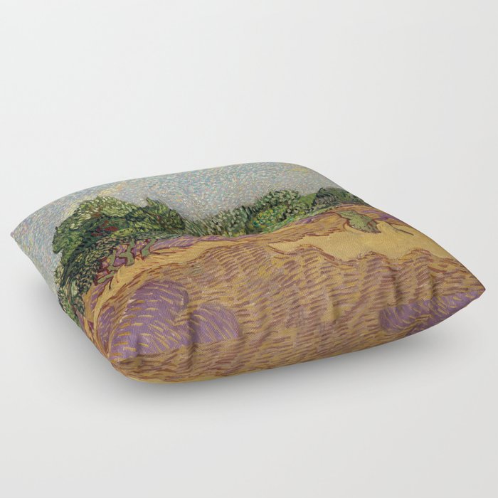 Vincent van Gogh - Olive Trees Floor Pillow