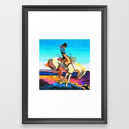 Cowboy Framed Art Print