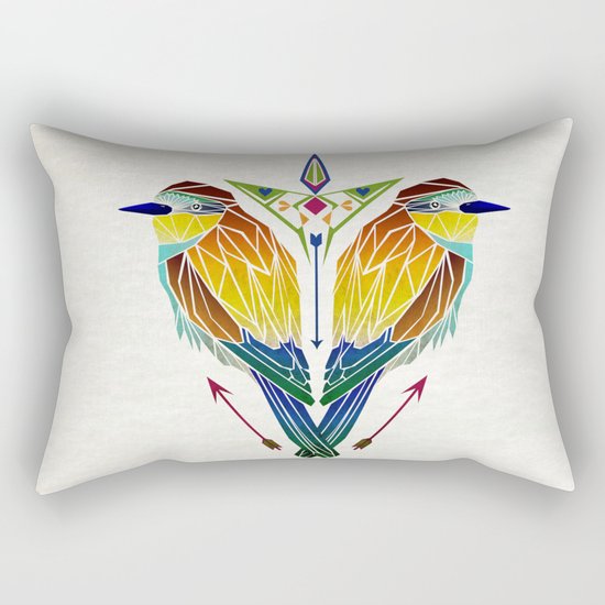 birds love Rectangular Pillow