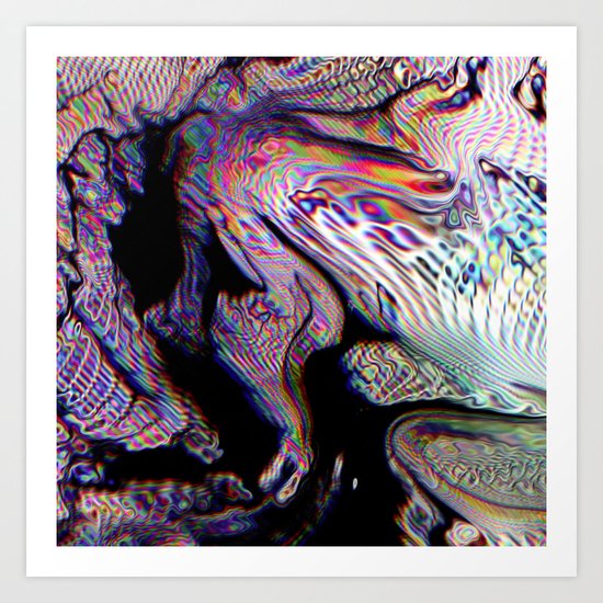 Moire Art Print
