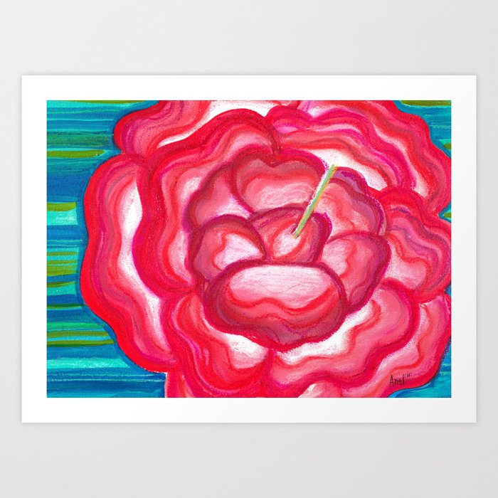 Flor Por Sotomayor Art Print By Anel Society6 Flor Por Sotomayor Art Print By Anel