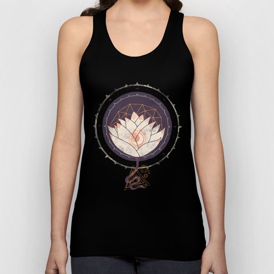Lotus Unisex Tank Top