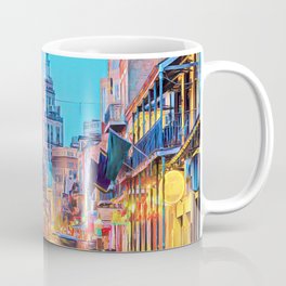 Bourbon Street, New Orleans Coffee Mug