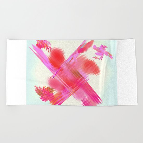 the crossing Beach Towel