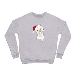 Alpaca Merry Christmas Winter Animals Alpacas Crewneck Sweatshirt