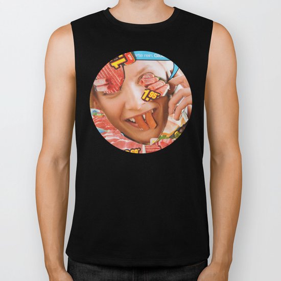 Meat her face Biker Tank