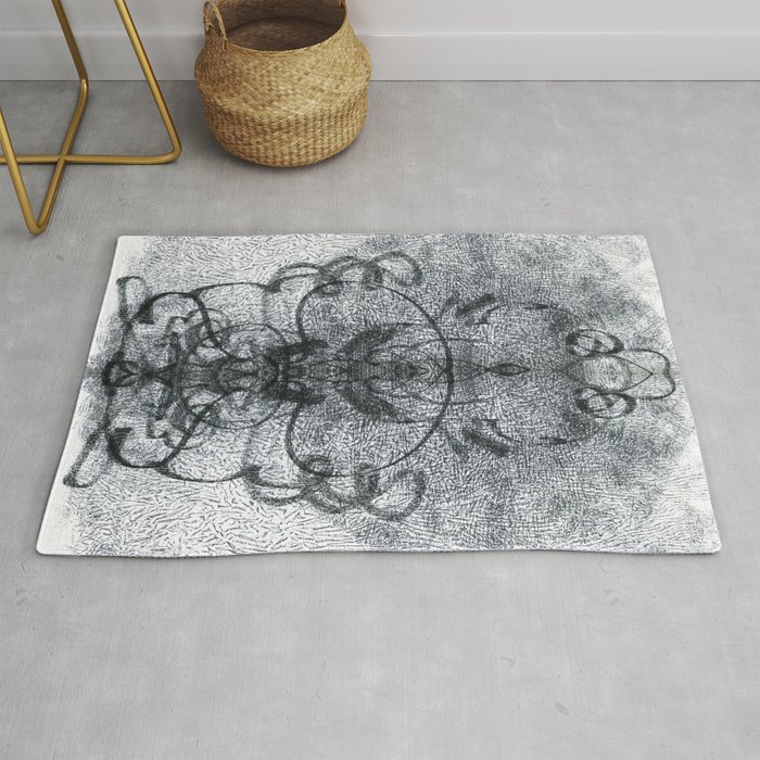 Abstract Texture 7 Rug By Crowskin