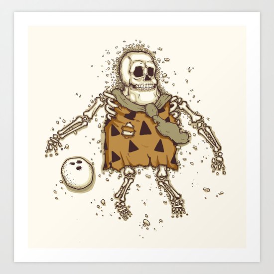 Mysterious fossil Art Print