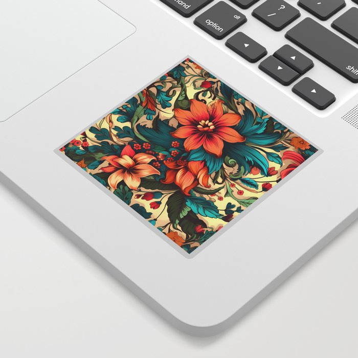 Floral Interior Design - Transform Your Space with Nature's Elegance Sticker