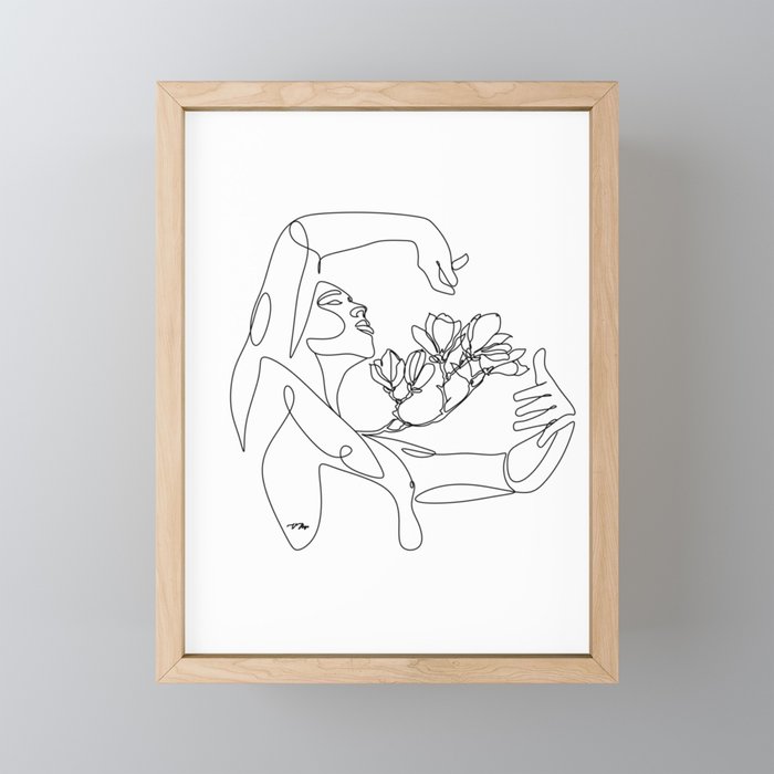 Inspirational Man Framed Mini Art Print