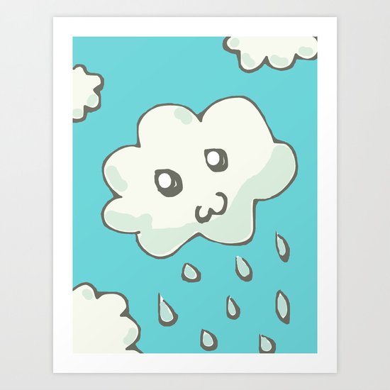 Rain Cloud Art Print