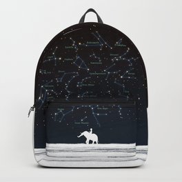 Falling star constellation Backpack | Sci-Fi, Constellation, Illustration, Stars, Curated, Digital, Sky, Surrealism, Nature, Astronomy 