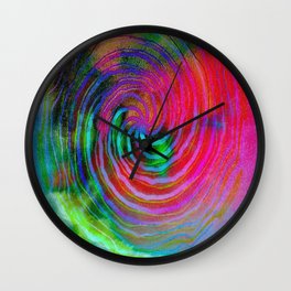 Colorful galaxy Wall Clock