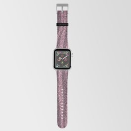 Pink Glitter Zebra Print Apple Watch Band