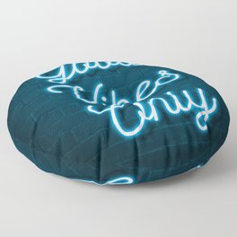 Good Vibes Only - Neon Floor Pillow