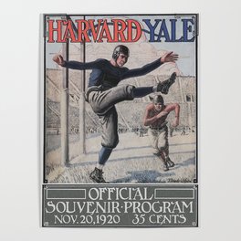 Harvard Yale Game 1920 Poster