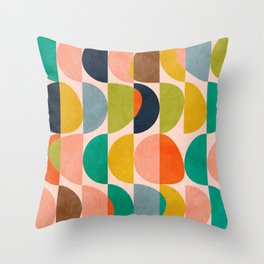 shapes abstract II Throw Pillow