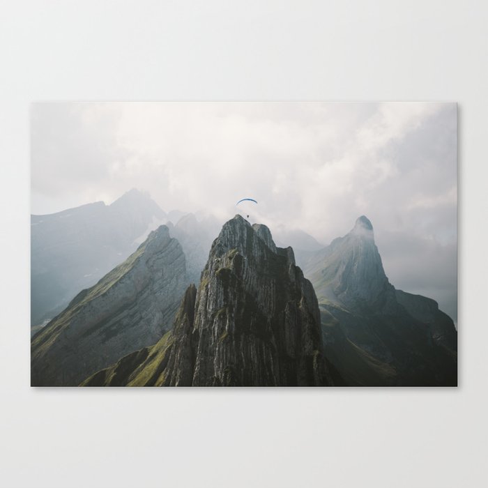 Flying Mountain Explorer - Landscape Photography Canvas Print