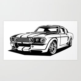 Muscle Car Art Prints For Any Decor Style Society6