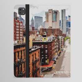Manhattan Cityscape New York City iPad Folio Case