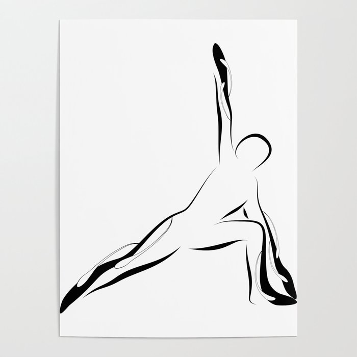 Yoga pose4 Poster