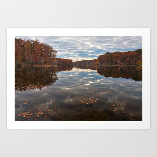 Seneca Fall Reflections Art Print
