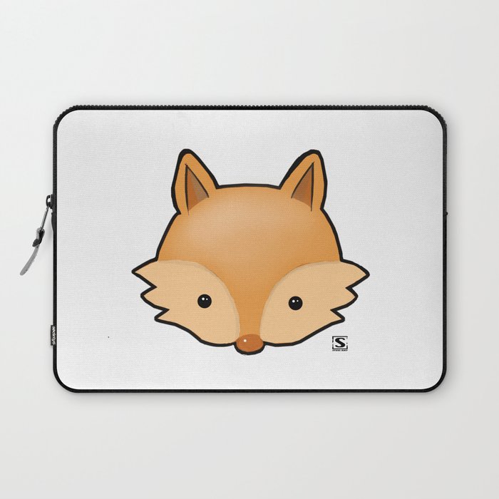 Baby Fox Kawaii Laptop Sleeve By Steelartstudios Society6