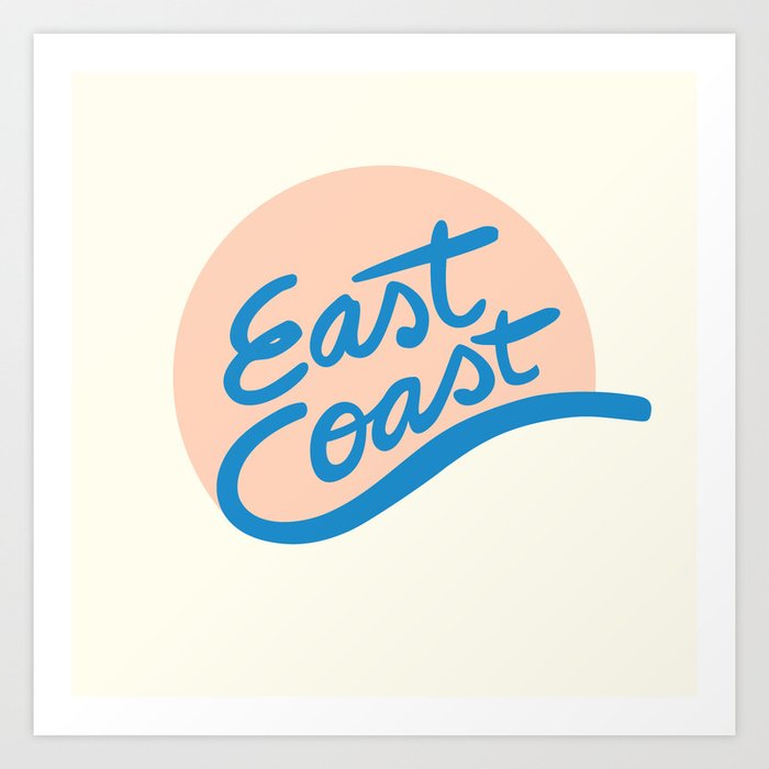 East Coast Art Print