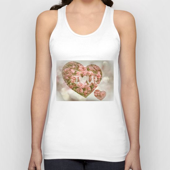 VALENTINE'S DAY ROSES Unisex Tank Top