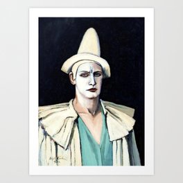 Portrait of the Artist as a Clown by Walt Kuhn Art Print