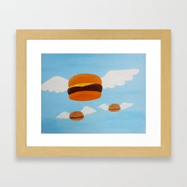 Bob's Flying Burgers Framed Art Print