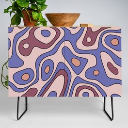 Modern Abstract Pattern Credenza