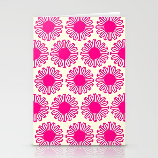 vintage flowers pink Stationery Cards