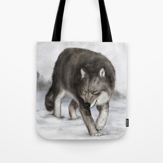 Arctic wolf Tote Bag