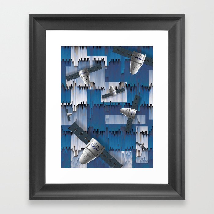 Spacex Dragon Framed Art Print By Theartroomstudio Society6