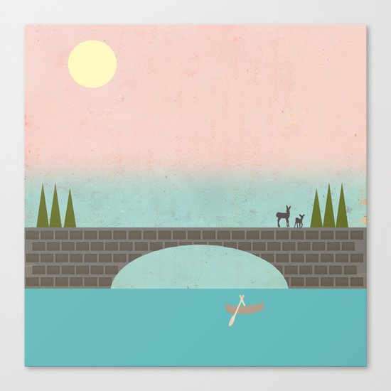 When Country Meets the Sky Canvas Print